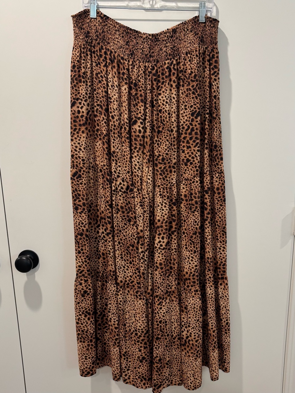 Aerie Leopard Print Wide-Leg Party Pant XL - Picture 2 of 10
